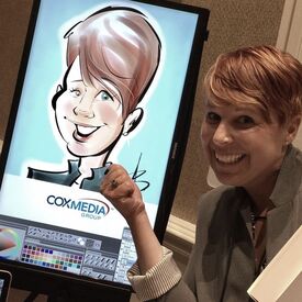 Digital Caricature Artists at Trade Shows