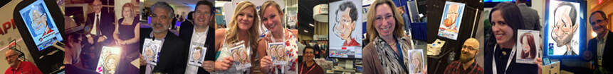 Digital Caricatures at Trade Shows and Corporate Events