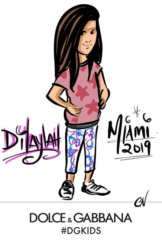 Digital Fashion Sketches Miami